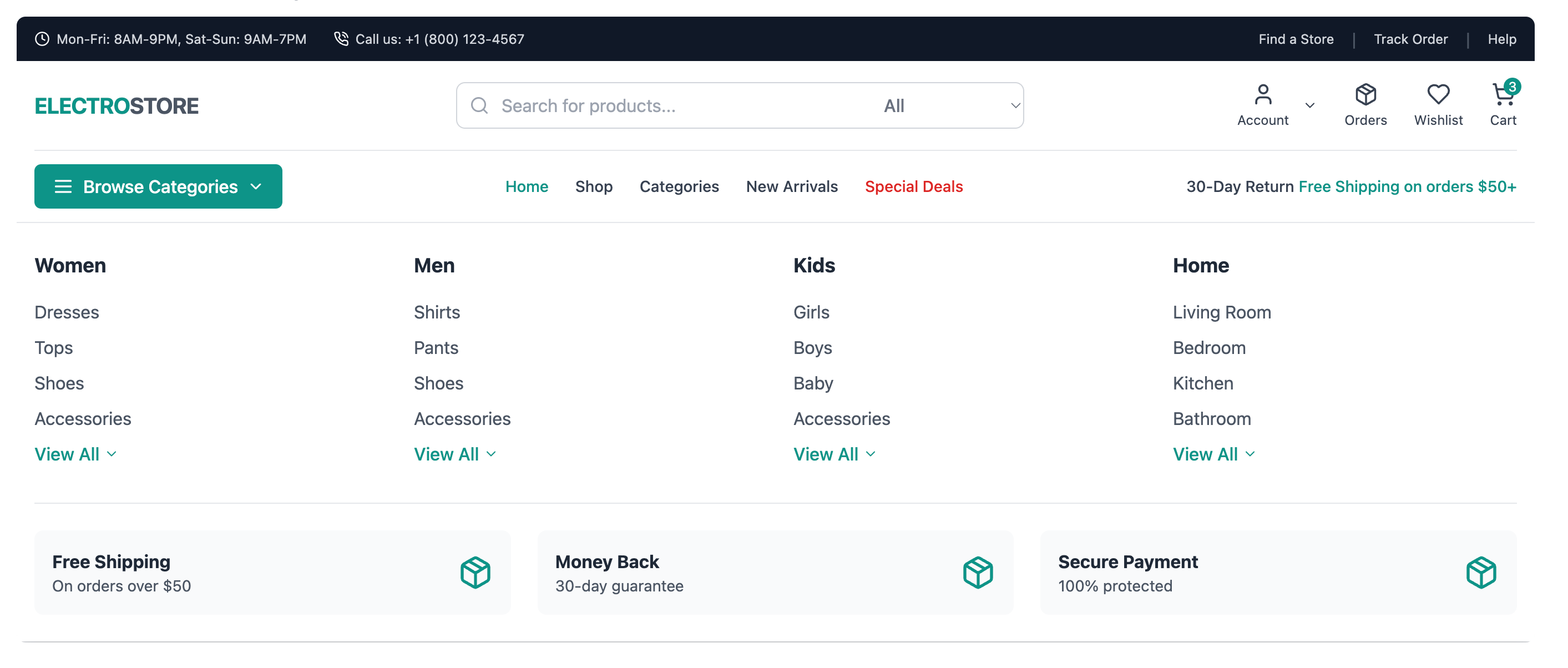 navbar components preview
